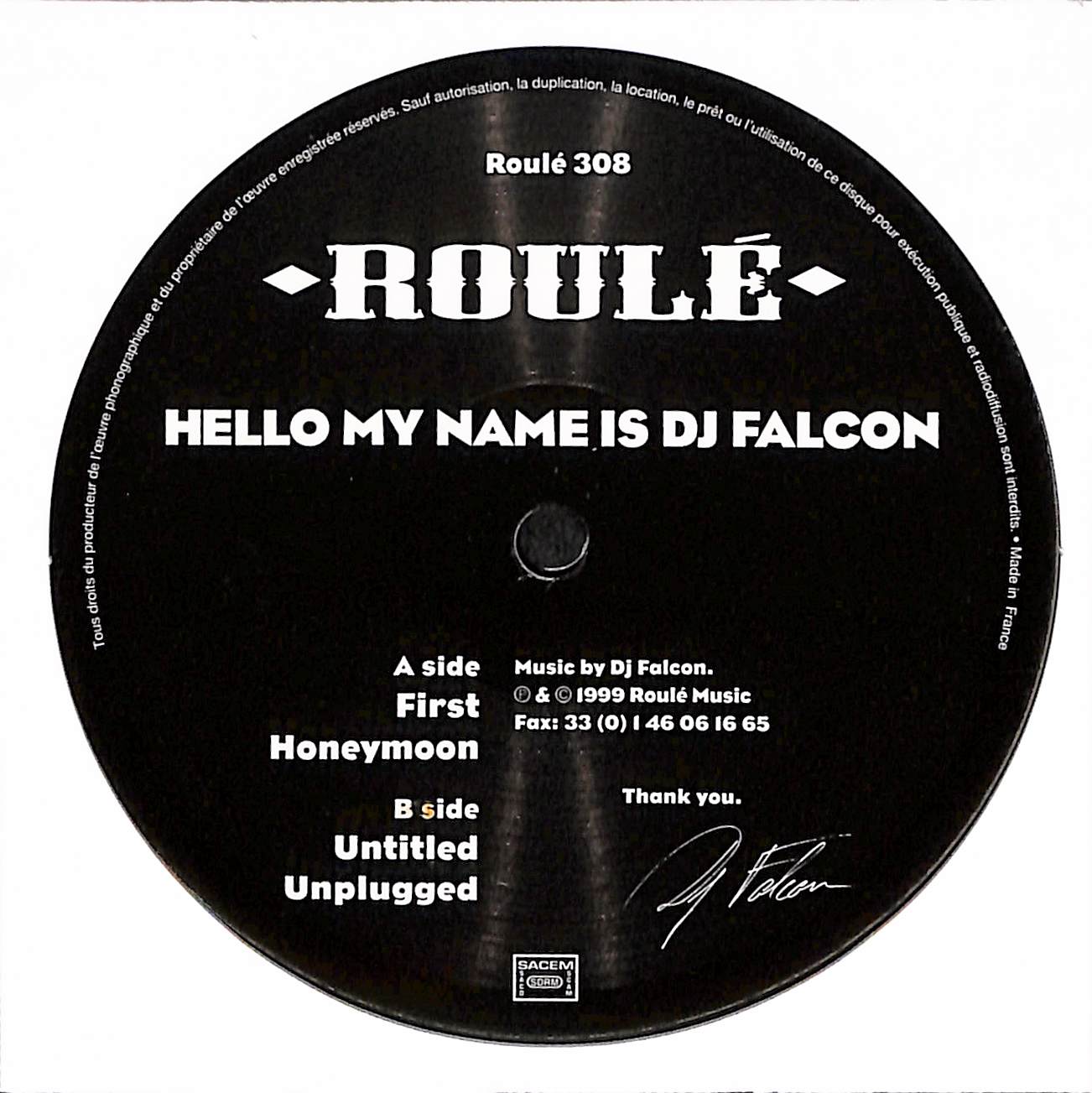 Hello My Name Is DJ Falcon