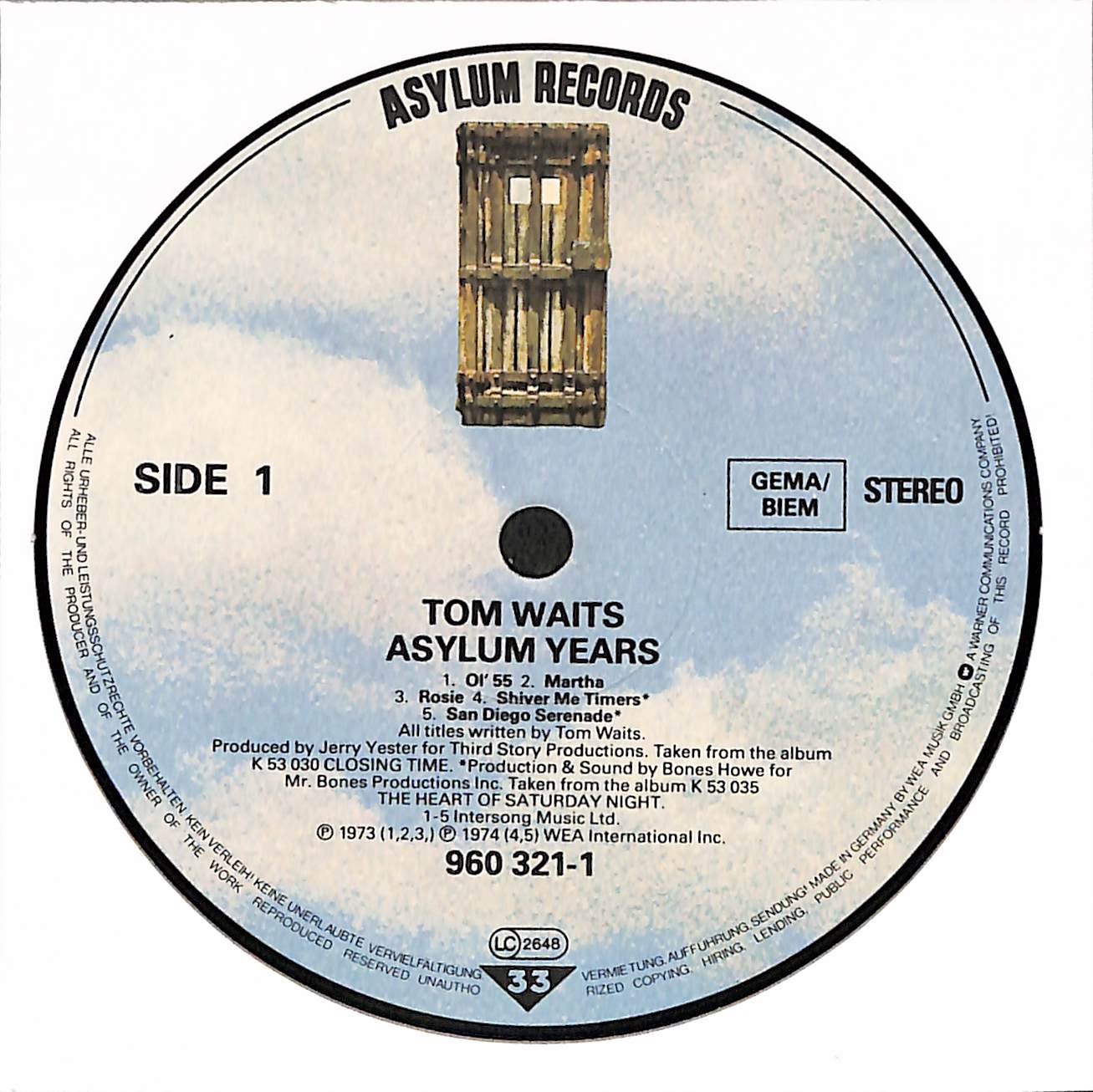 Asylum Years