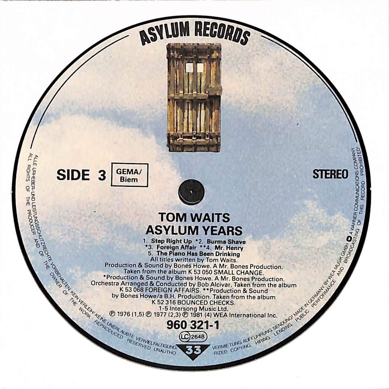 Asylum Years