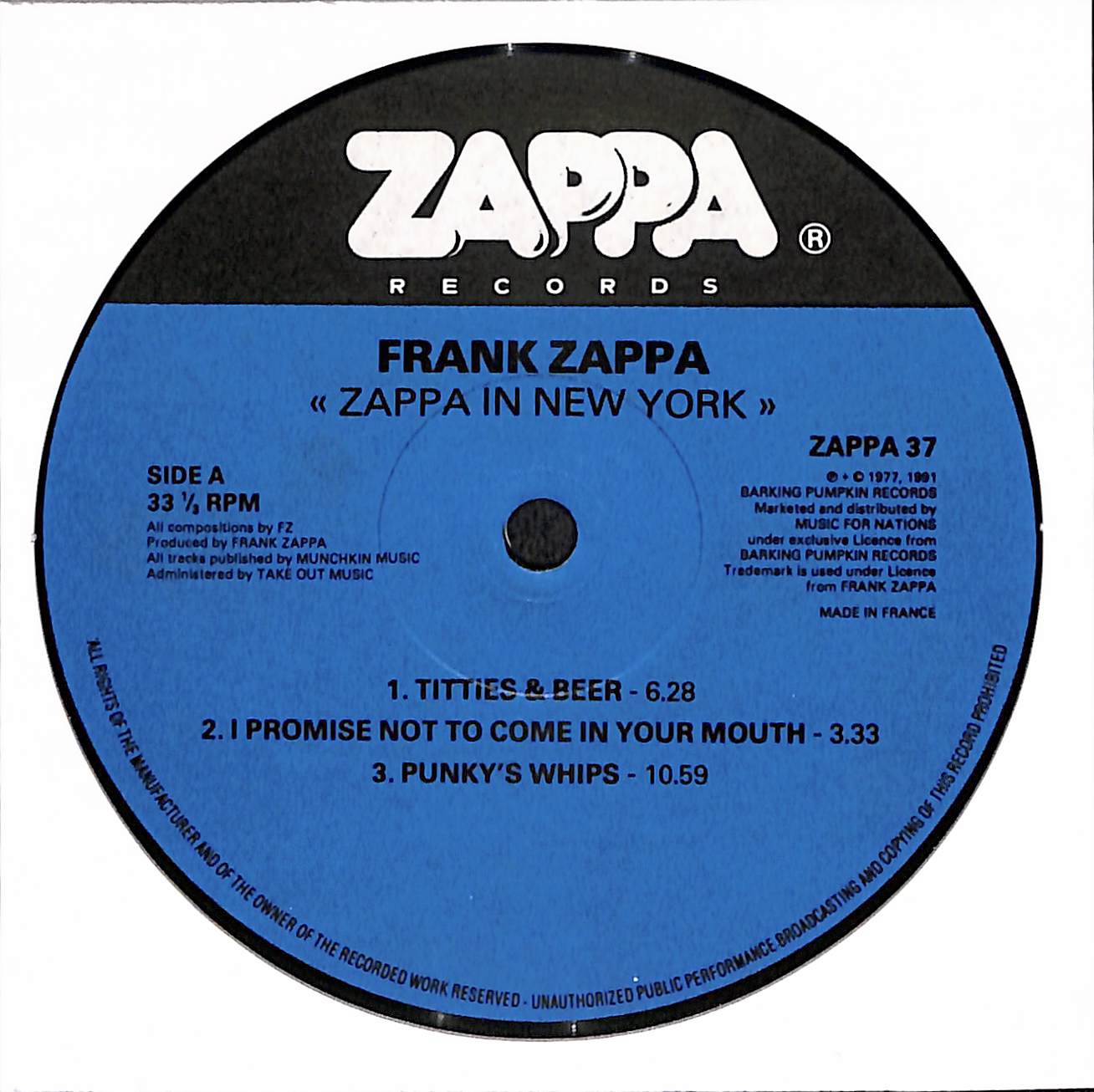 Zappa In New York – ELLA ONLINE