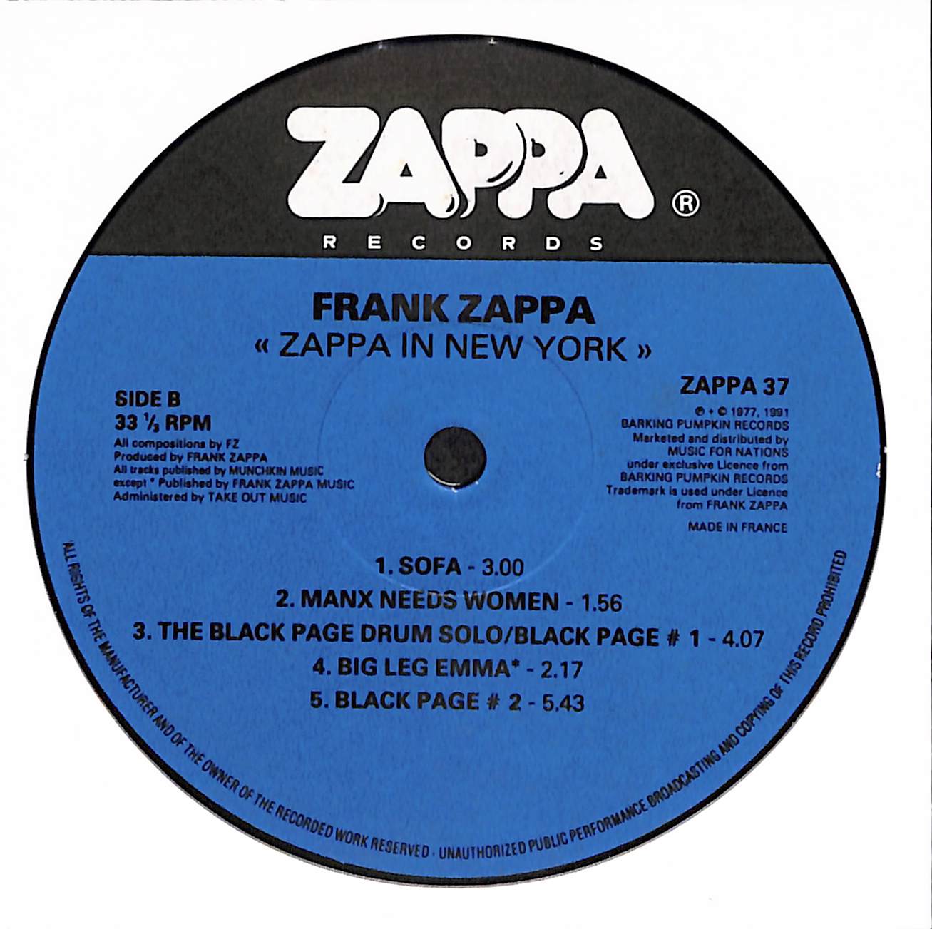 Zappa In New York – ELLA ONLINE
