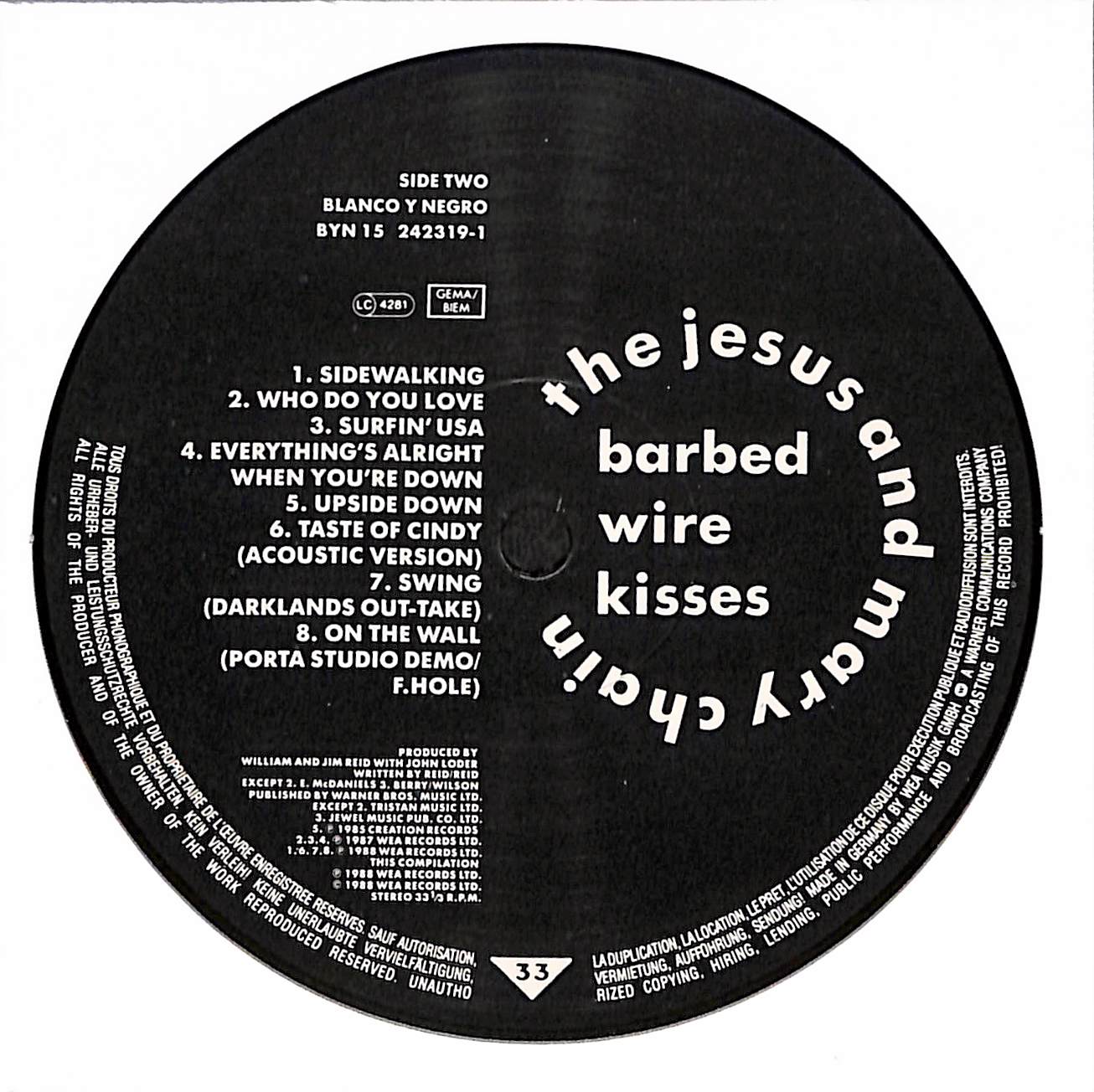 Barbed Wire Kisses (B-Sides And More)