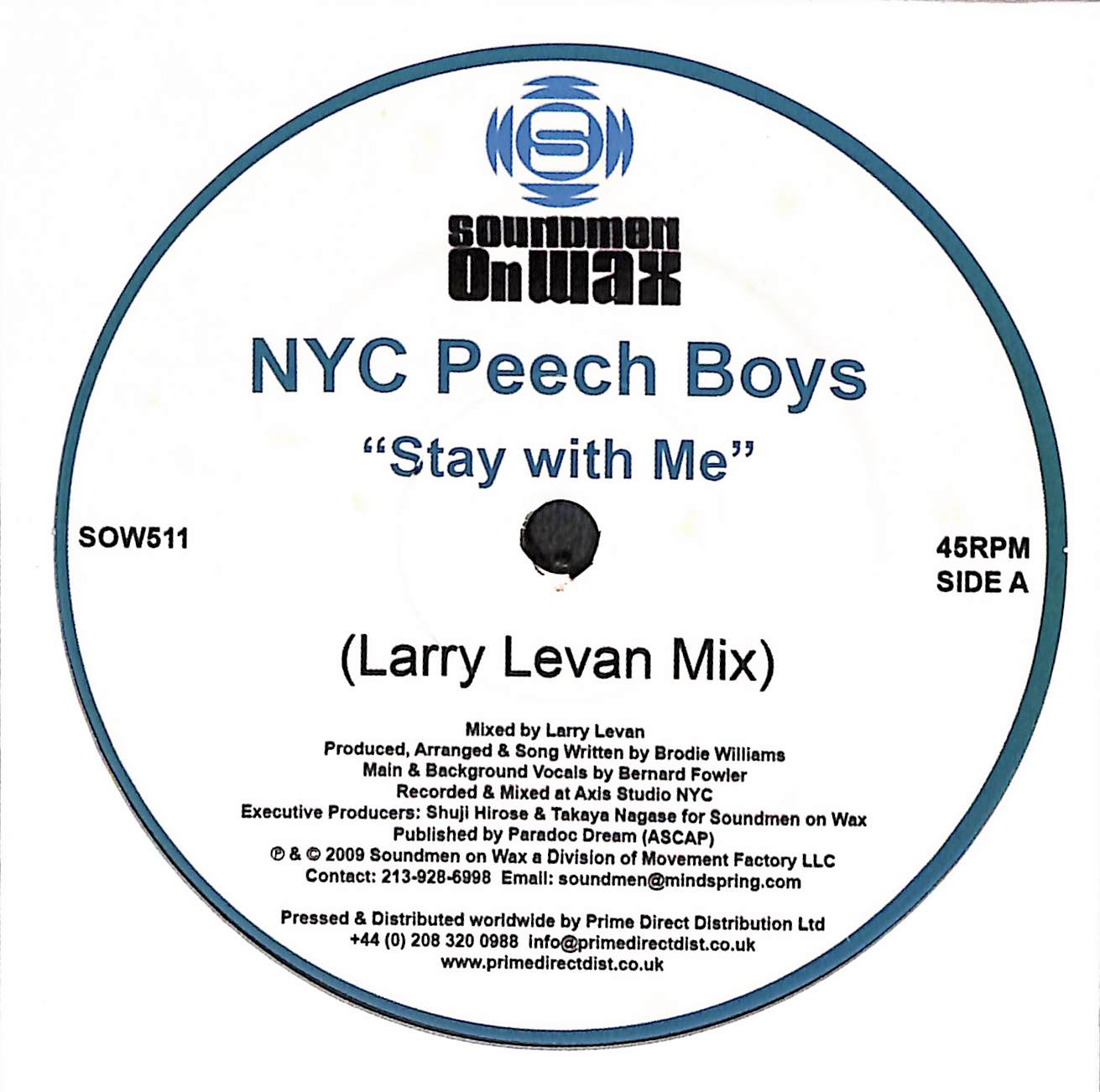 Stay With Me / It's In The Rhythm (Larry Levan Mixes)