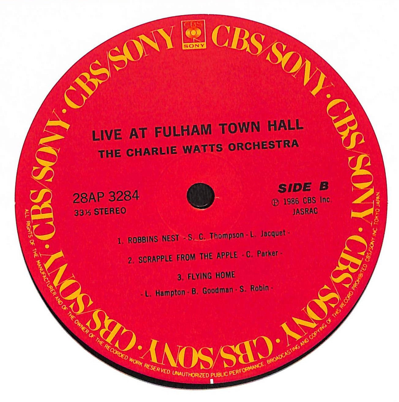 Live At Fulham Town Hall