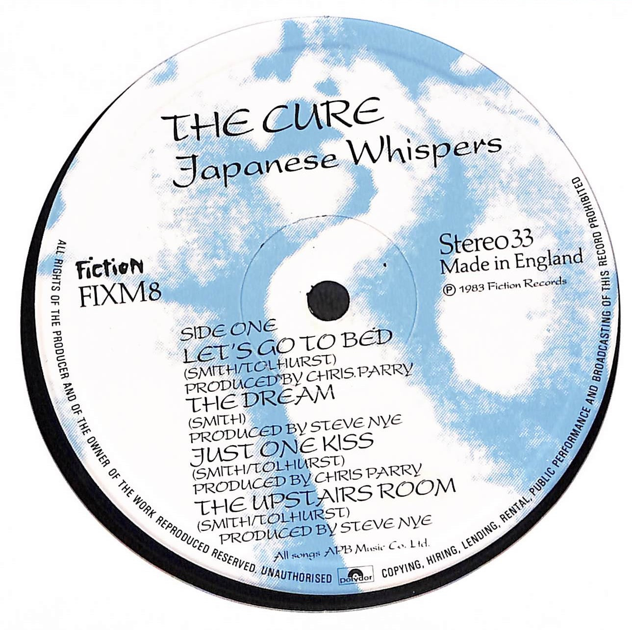 Japanese Whispers: The Cure Singles Nov 82 : Nov 83