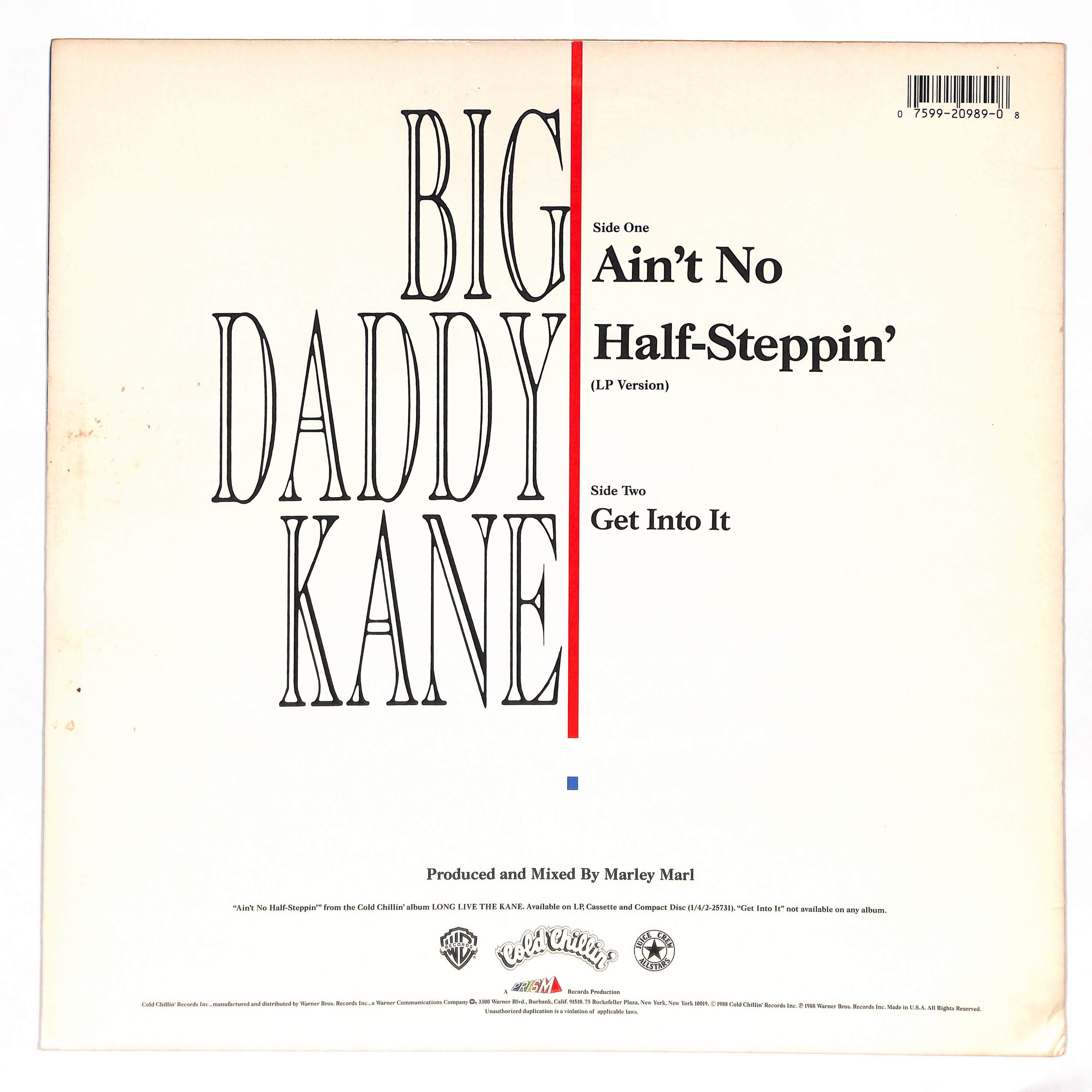 洋楽 BIG DADDY KANE - AIN'T NO HALF-STEPPIN' Ain't No Half-Steppin' – ELLA ONLINE