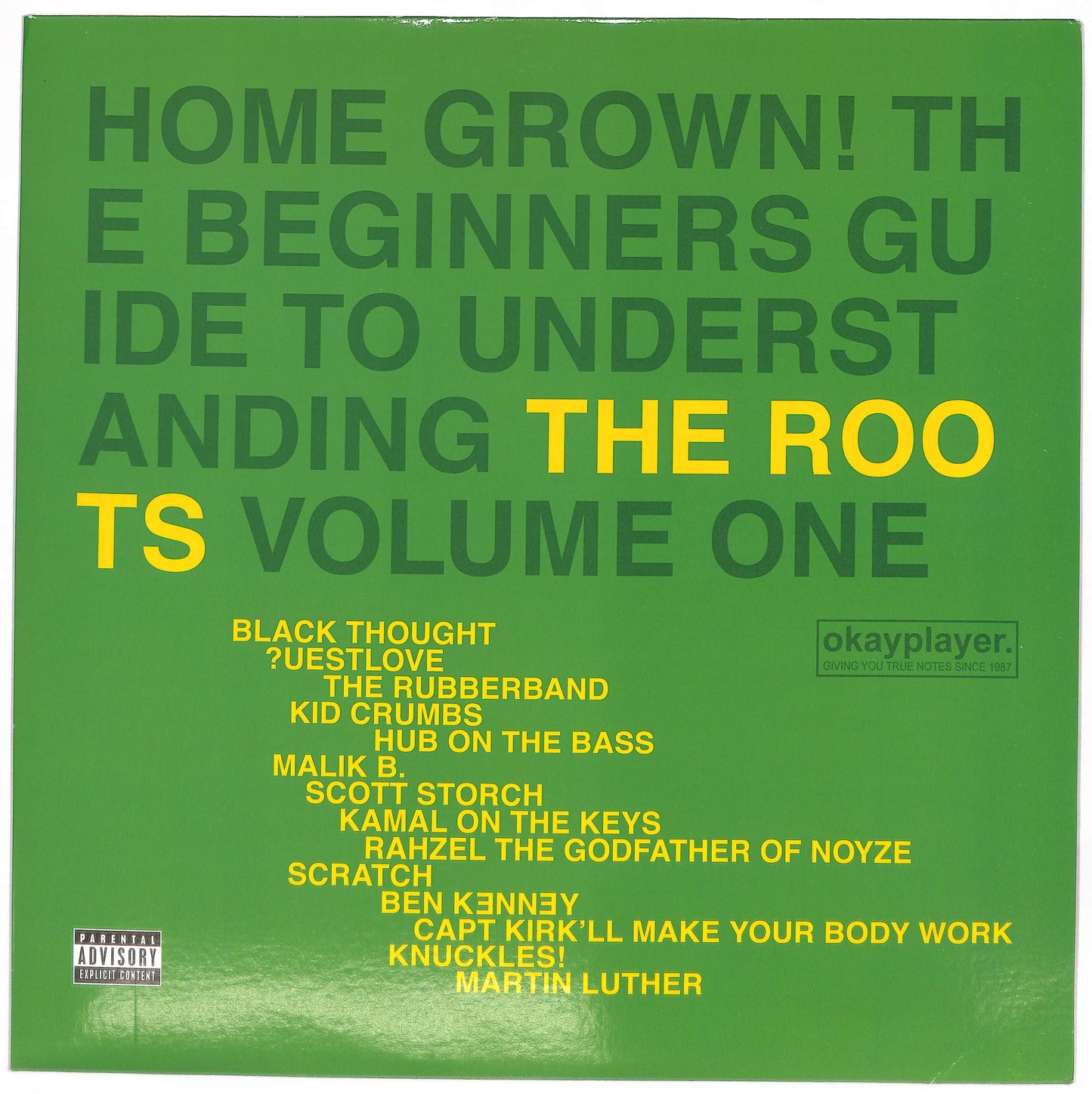 Home Grown! The Beginner's Guide To Understanding The Roots, Volume One