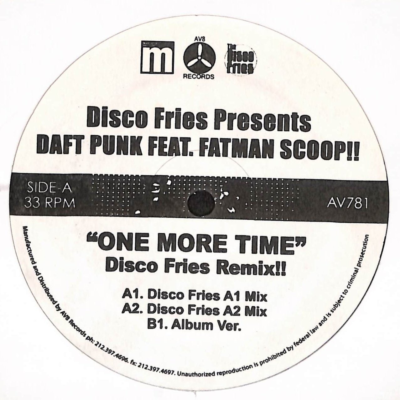 "One More Time" Disco Fries Remix!!