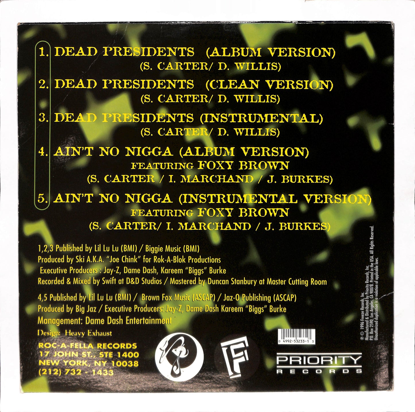 Dead President$ / Ain't No Nigga