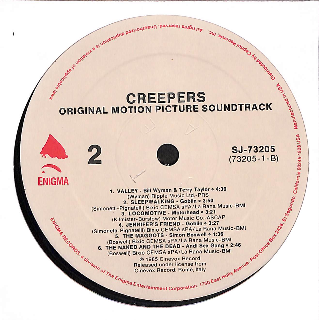 Creepers (Original Motion Picture Soundtrack)