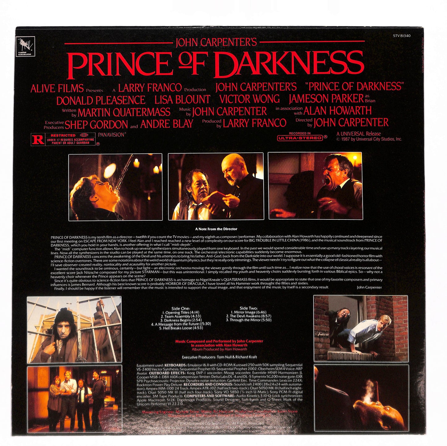 Prince Of Darkness (Original Motion Picture Soundtrack)