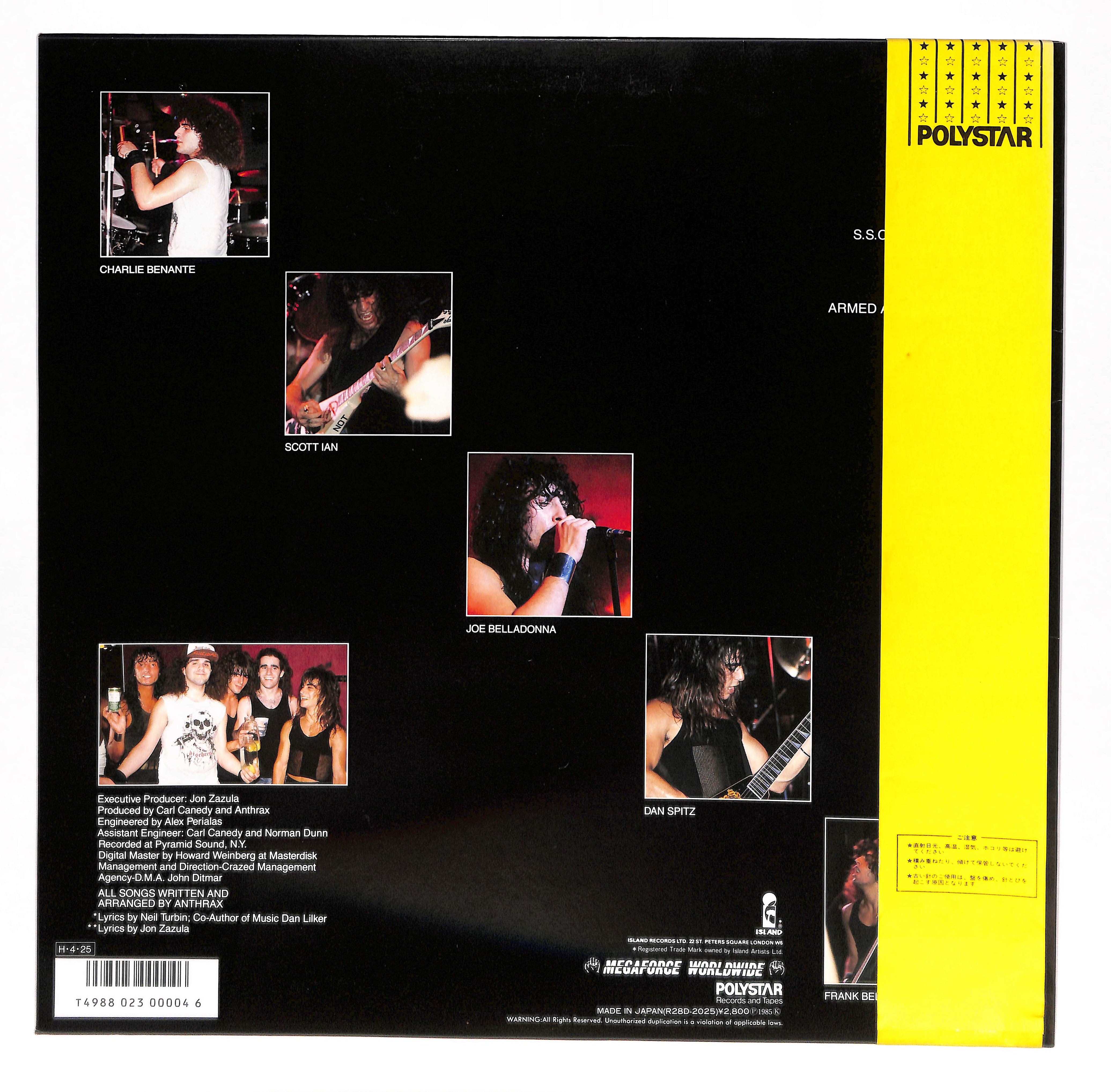 国内盤シール帯ANTHRAX「Spreading The Disease」CD Spreading The Disease: Amazon.co.uk: CDs & Vinyl
