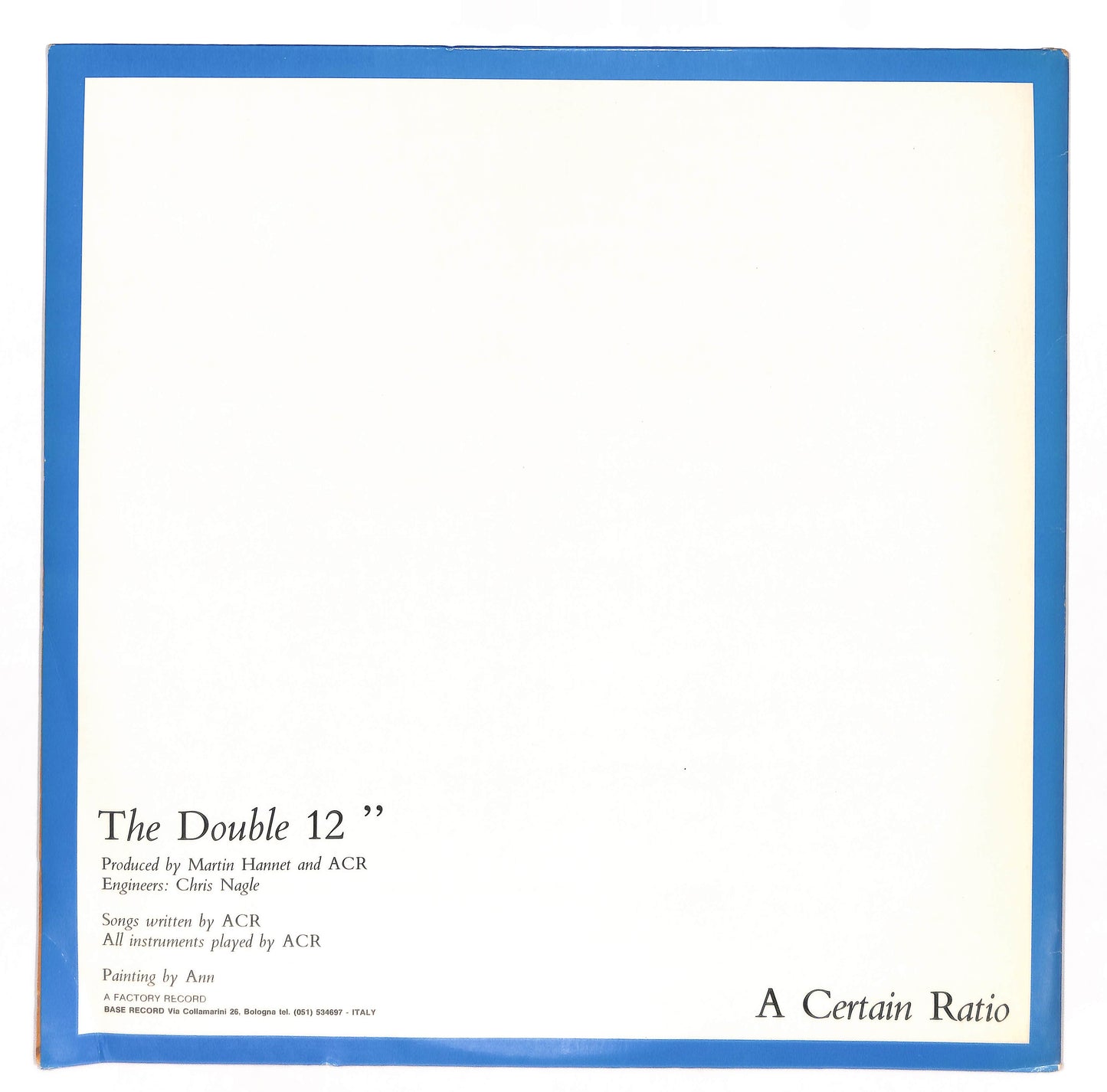 The Double 12"