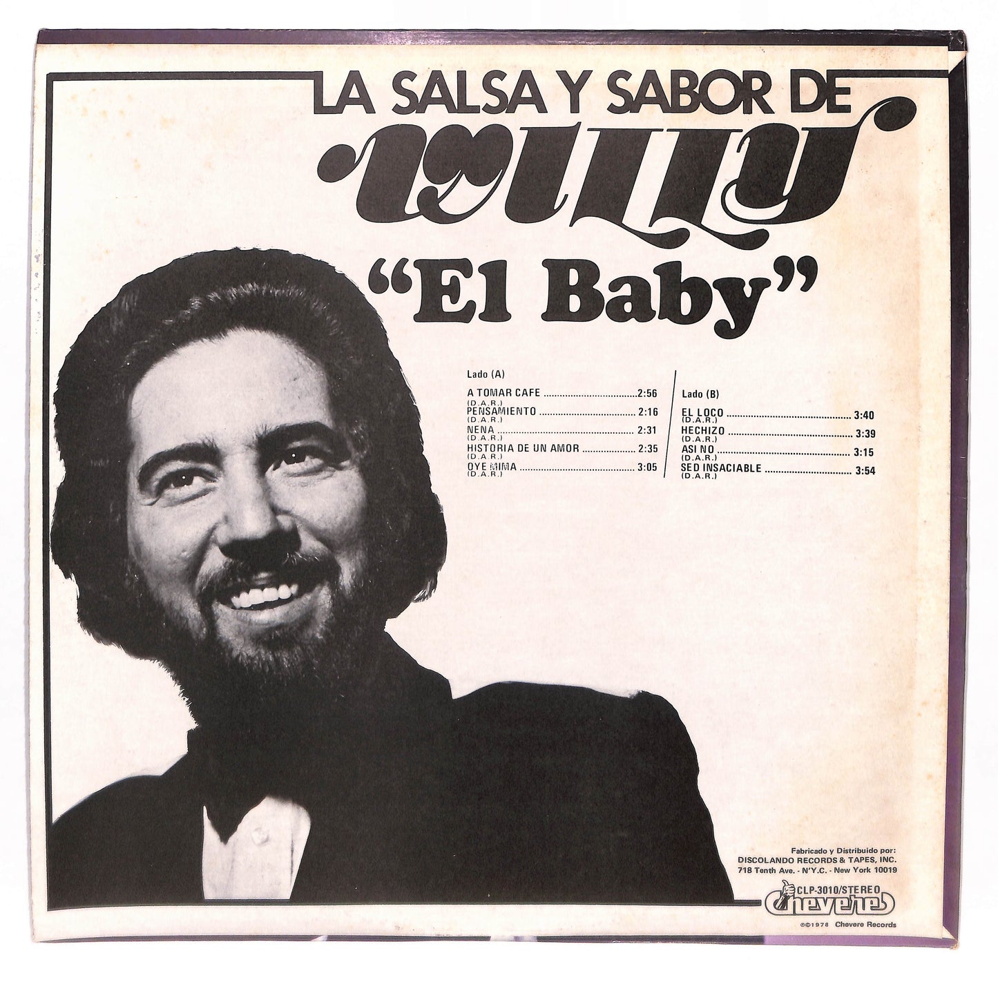 La Salsa Y Sabor De Willy "El Baby"