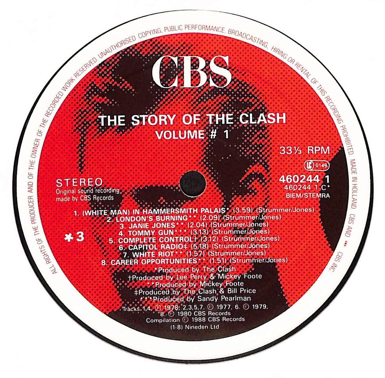 The Story Of The Clash  (Volume 1)