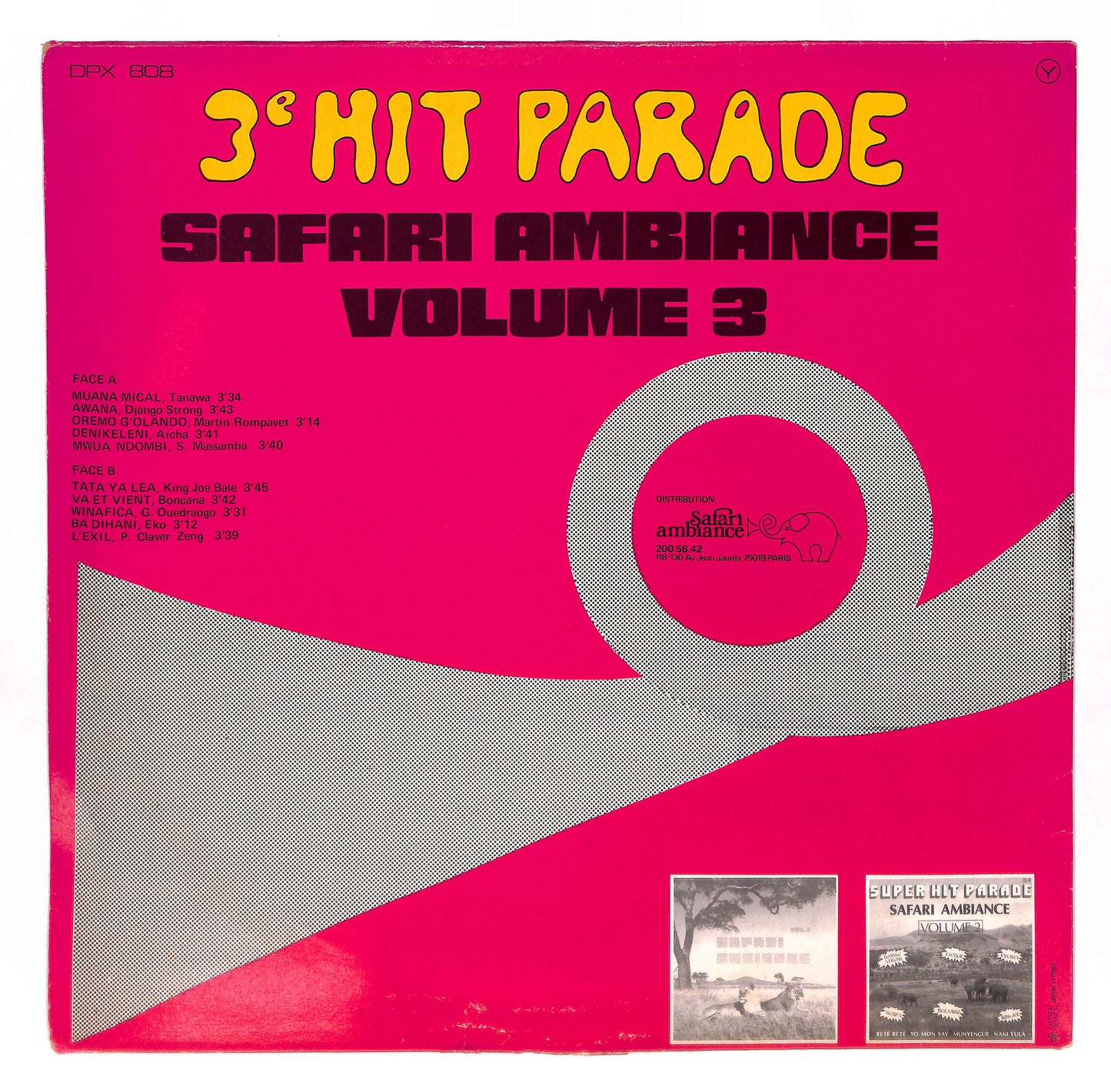 3e Hit Parade (Safari Ambiance Volume 3)