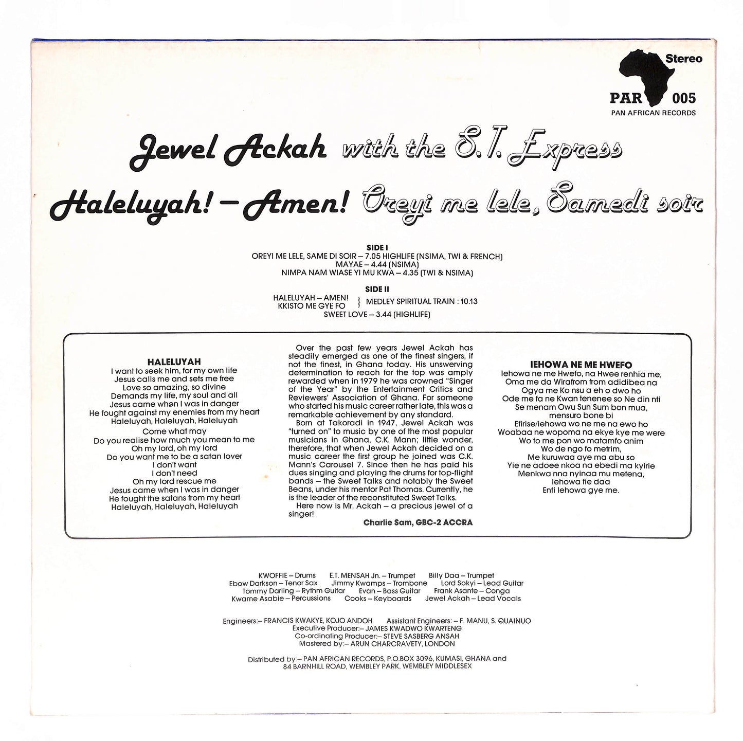 Oreyi Me Lele Samedi Soir Haleluyah! Amen!