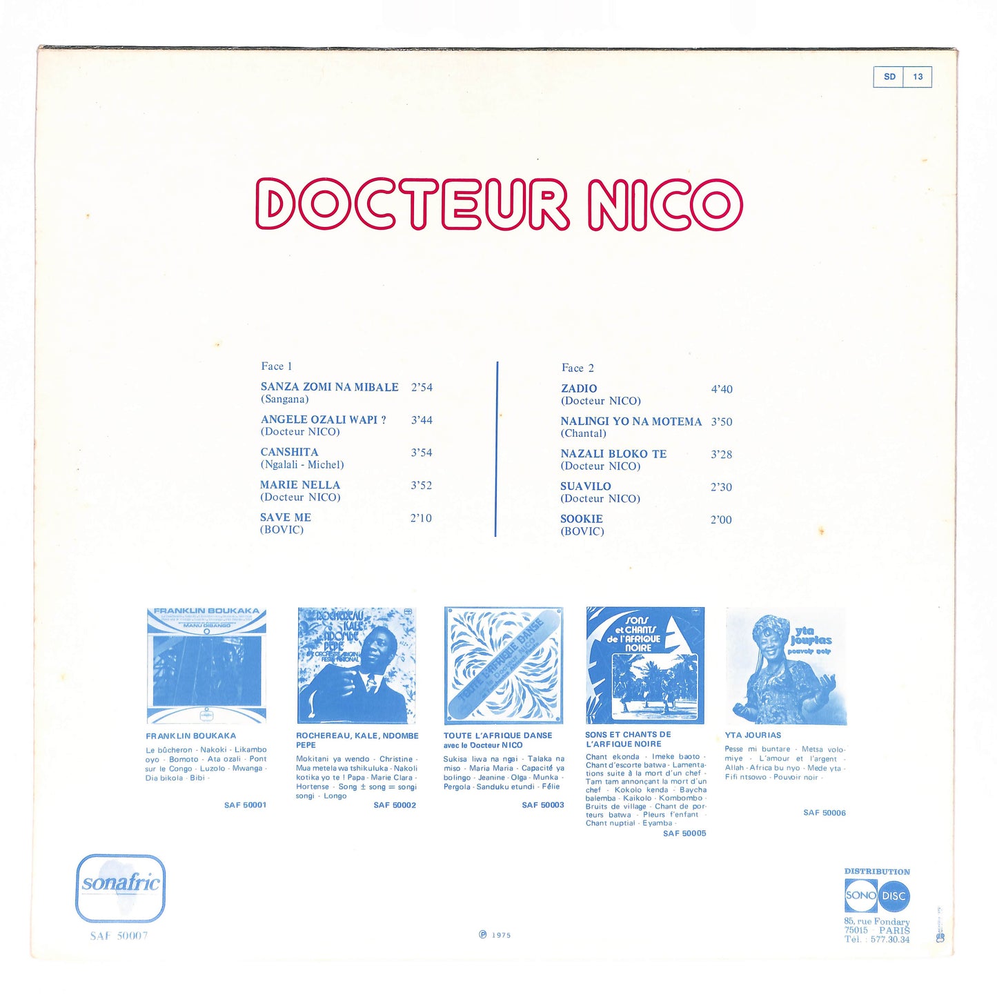 Docteur Nico & L'Orchestre African Fiesta