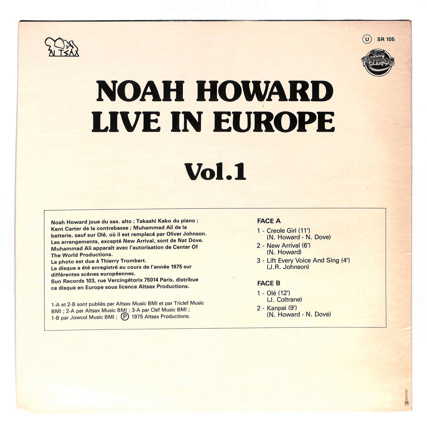 Live In Europe - Vol. 1