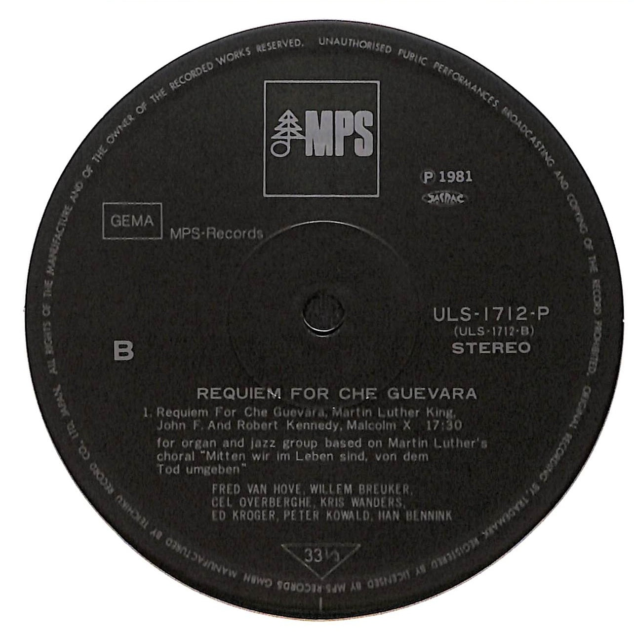 Requiem For Che Guevara / Psalmus Spei