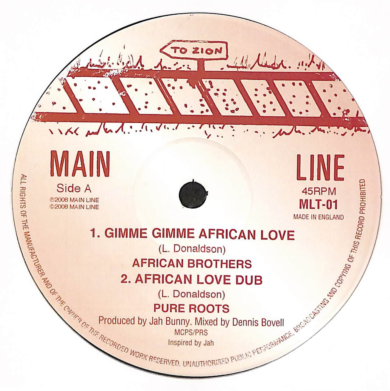 Gimme Gimme African Love / You Can´t Push I Over