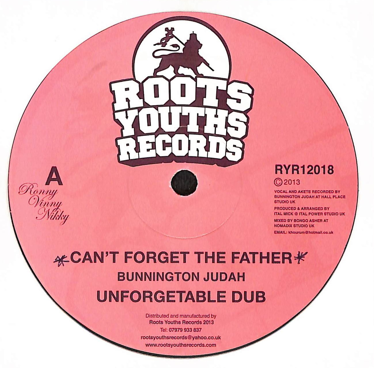 Can't Forget The Father / The Rebels