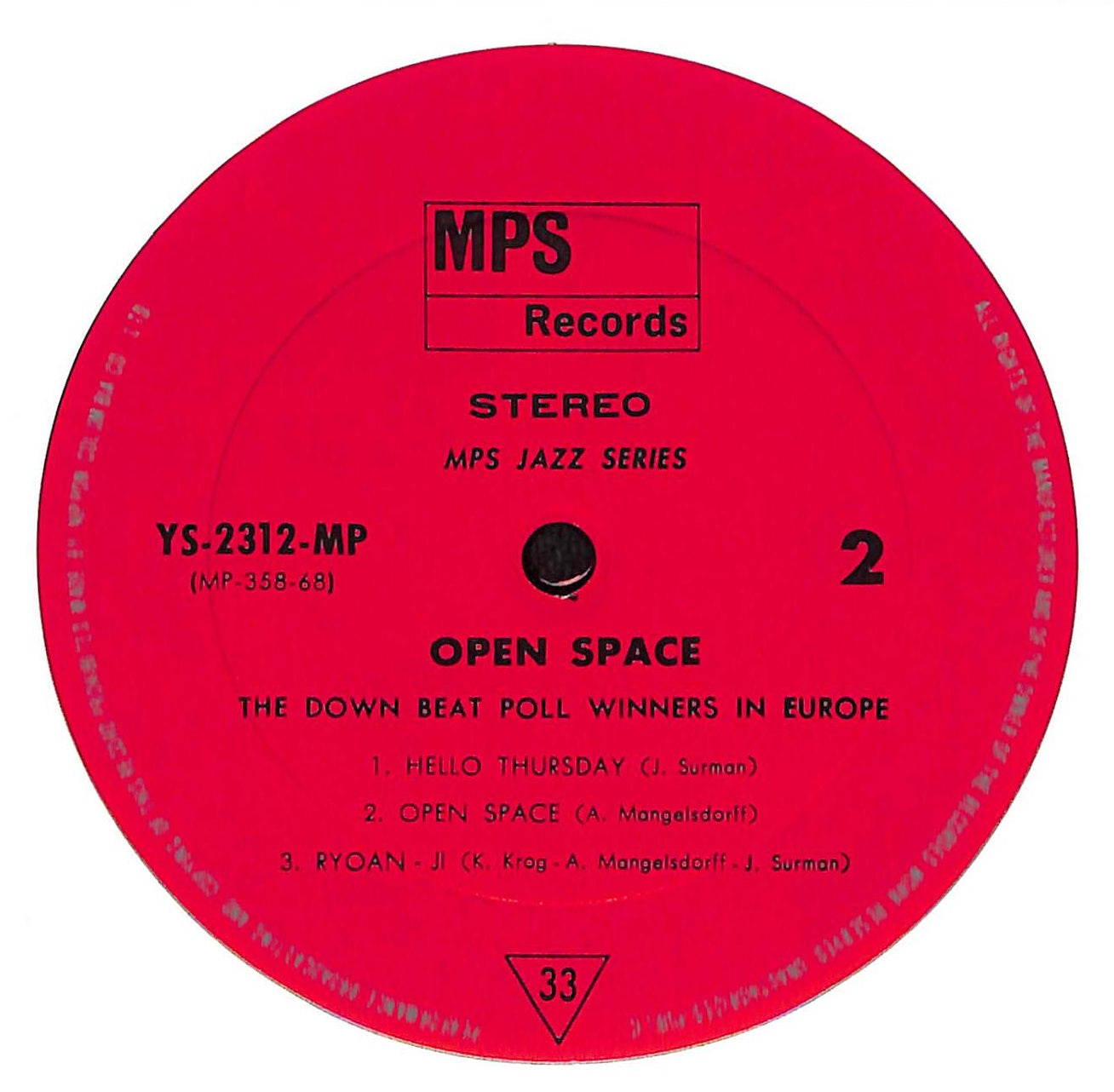 Open Space (The Down Beat Poll Winners In Europe)