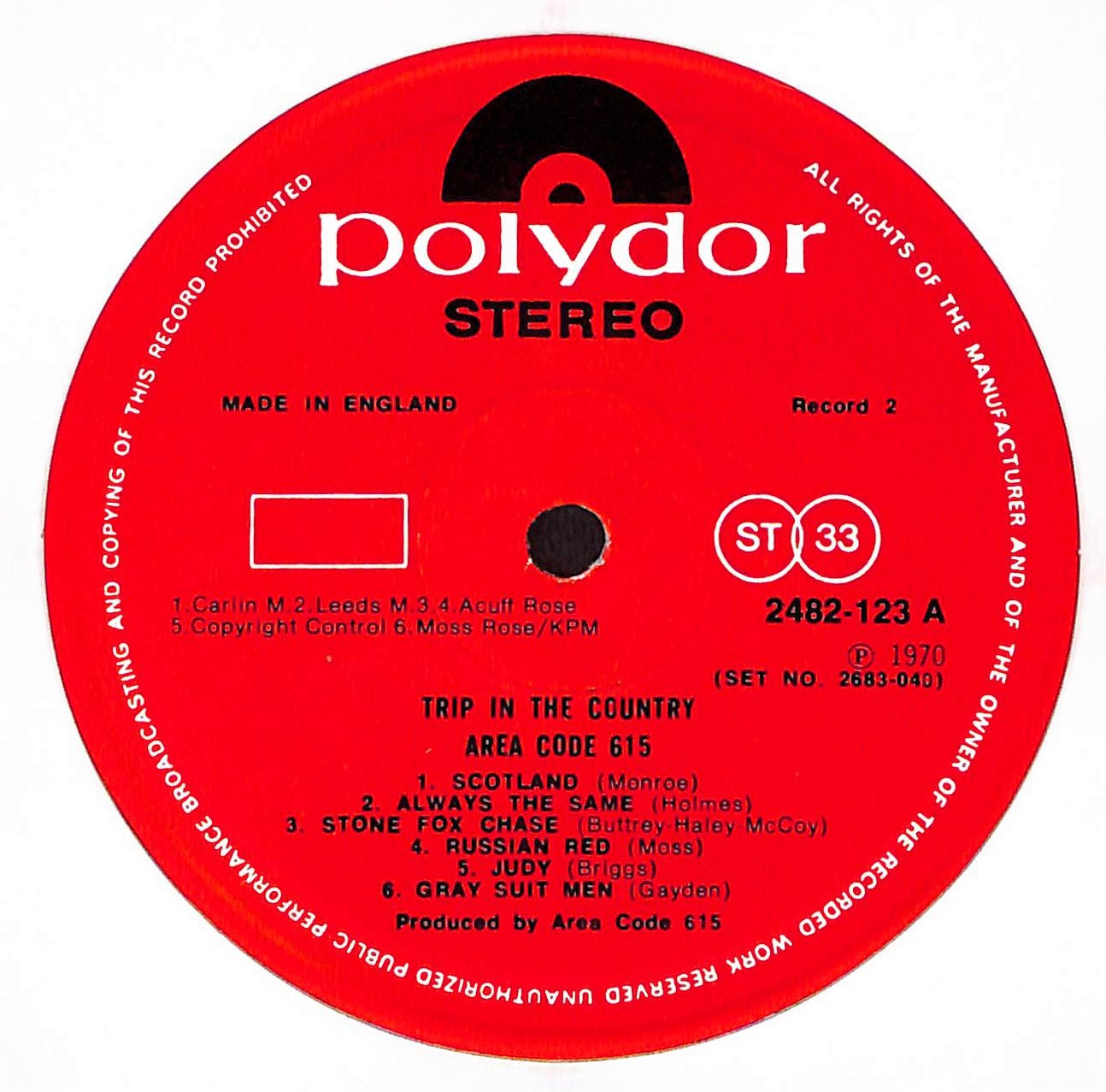 Area Code 615 / Trip In The Country