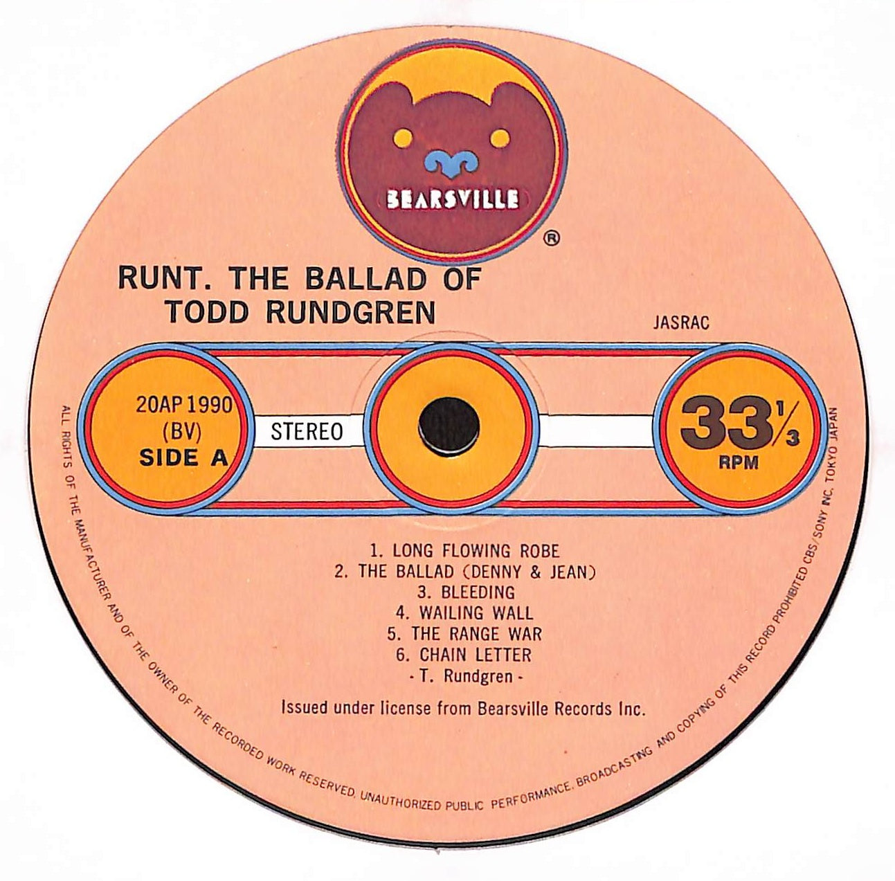Runt. The Ballad Of Todd Rundgren