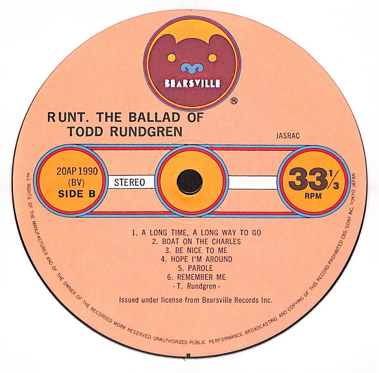 【専用】限定盤 Todd Rundgren / Bearsville BOX 専用】限定盤 Todd Rundgren / Bearsville BOX