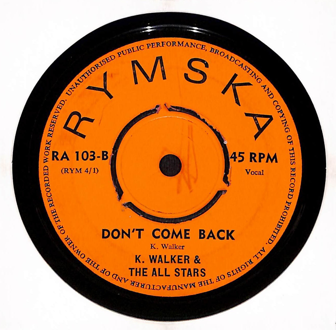 One Minute To Zero / Don't Come Back