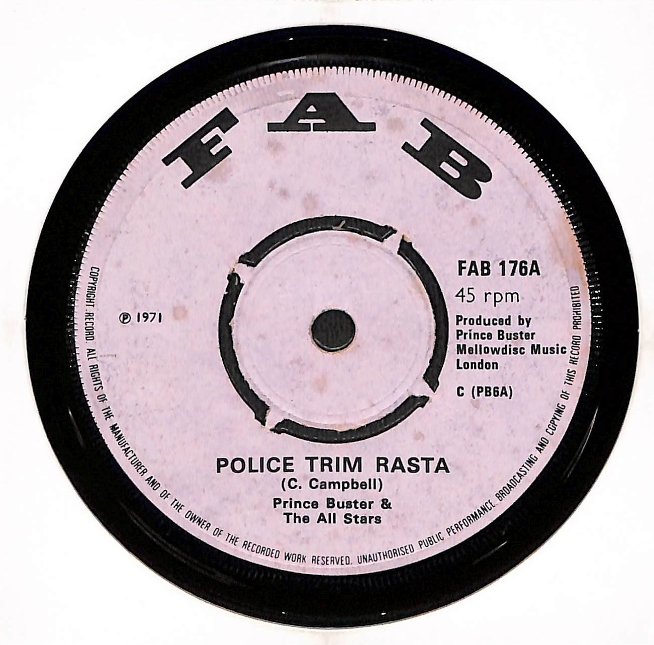 Police Trim Rasta / Smooth