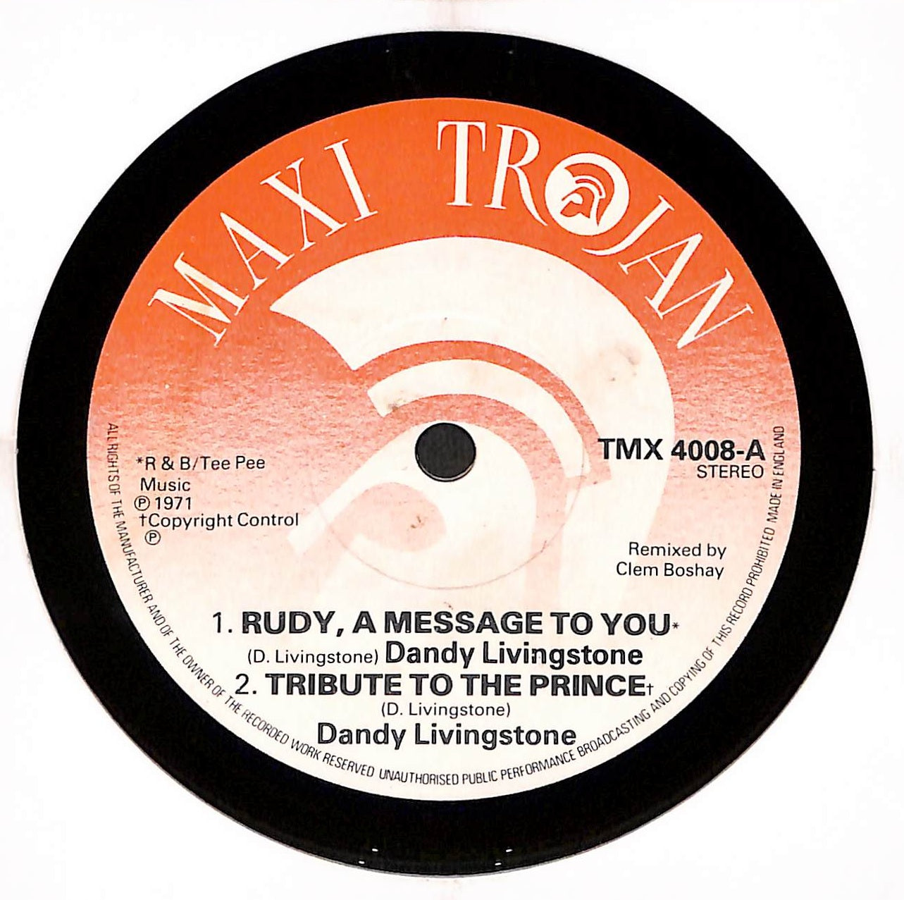 Rudy, A Message To You