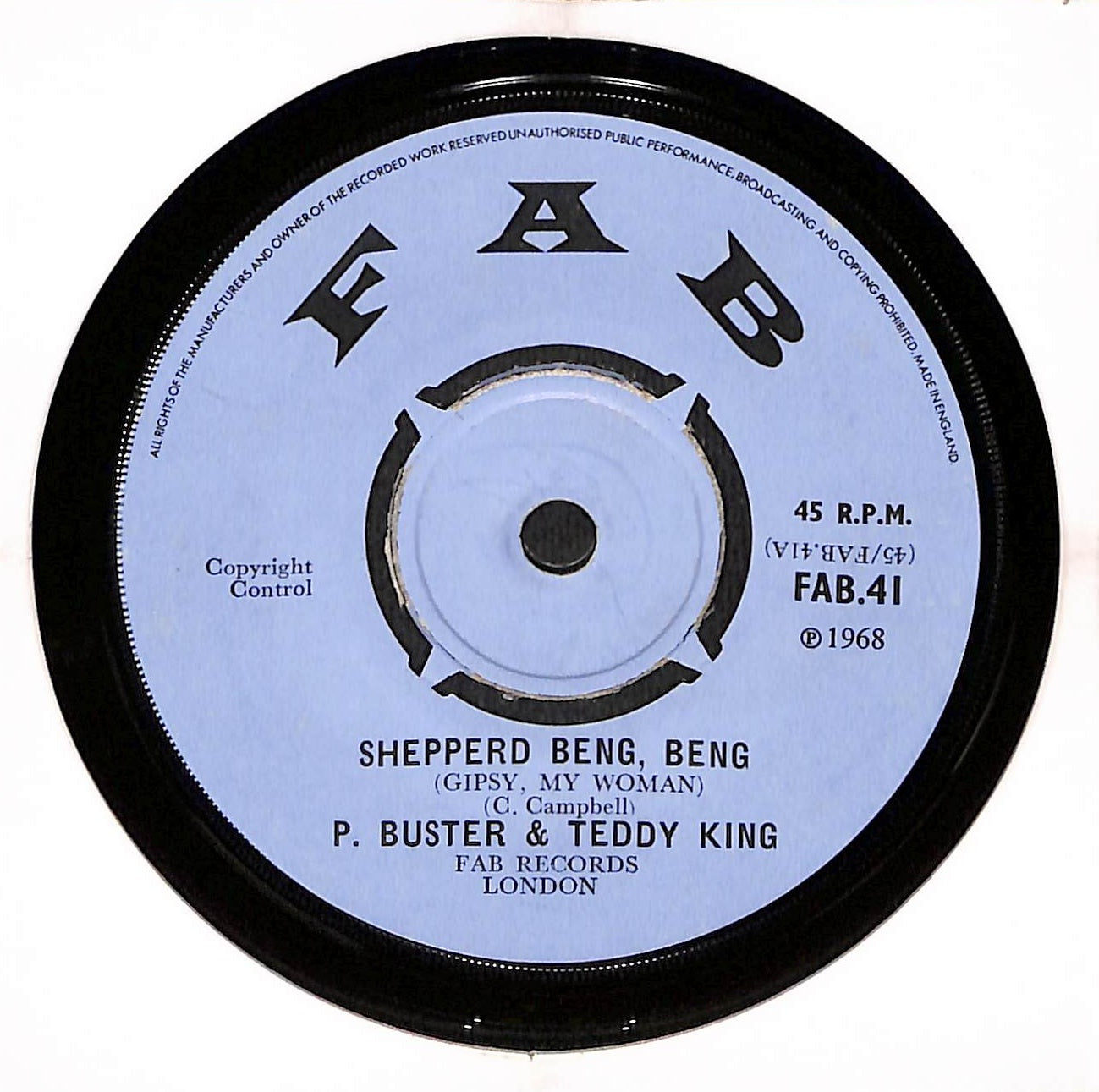 Shepperd Beng, Beng (Gipsy, My Woman) / Ride You Donkey