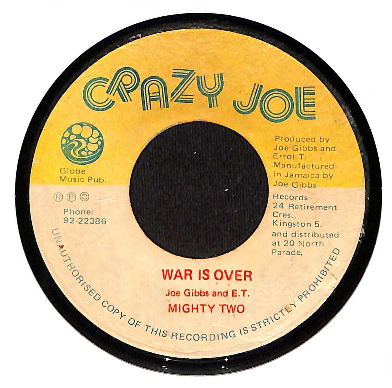 Tribal War c/w War Is Over