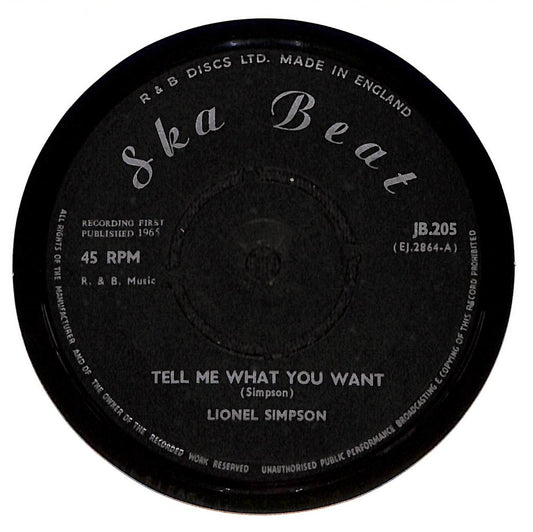 Tell Me What You Want / Love Is A Game