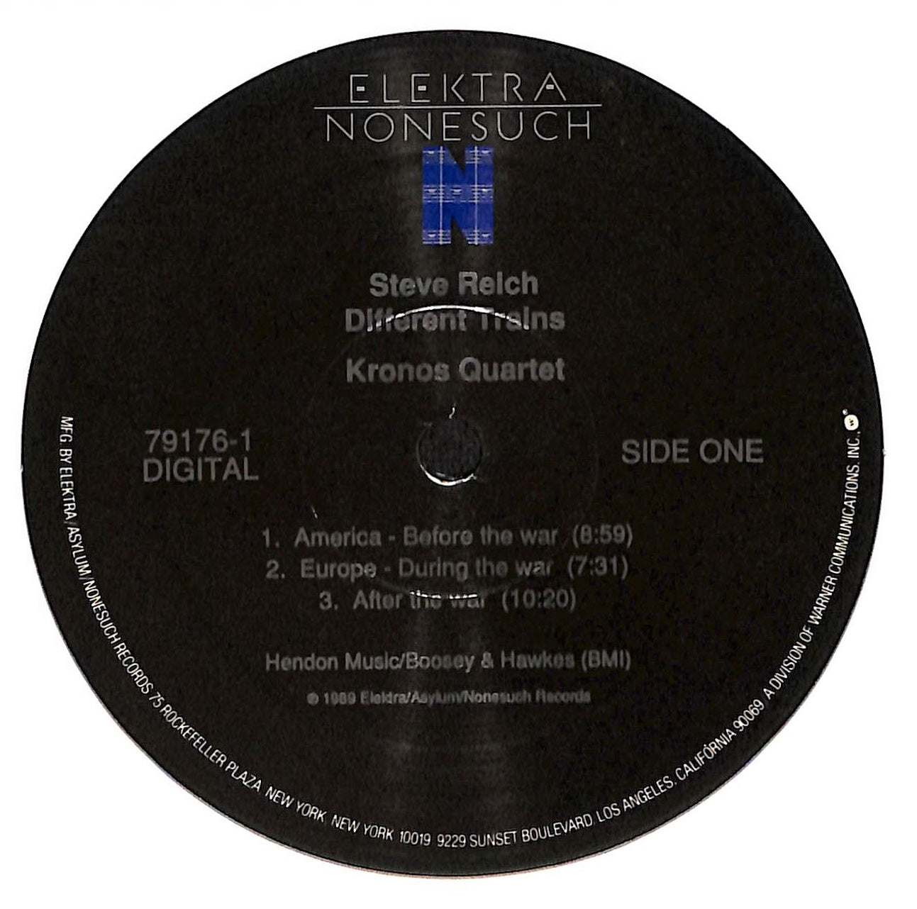 Kronos Quartet / Pat Metheny - Different Trains / Electric Counterpoint