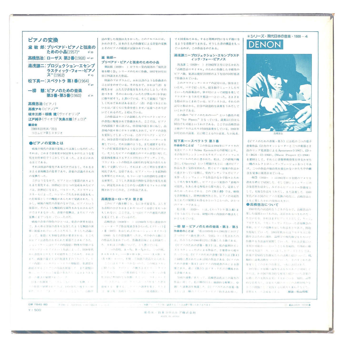 Transformation Of Piano = ピアノの変換