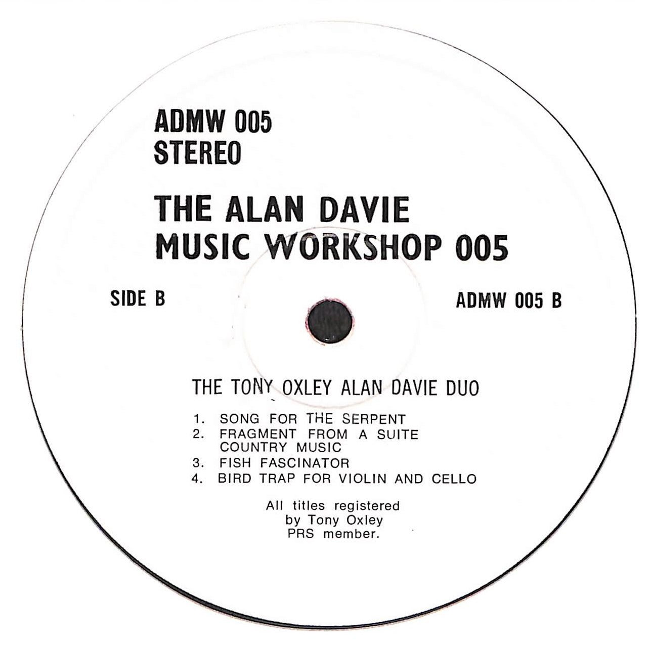 The Alan Davie Music Workshop 005