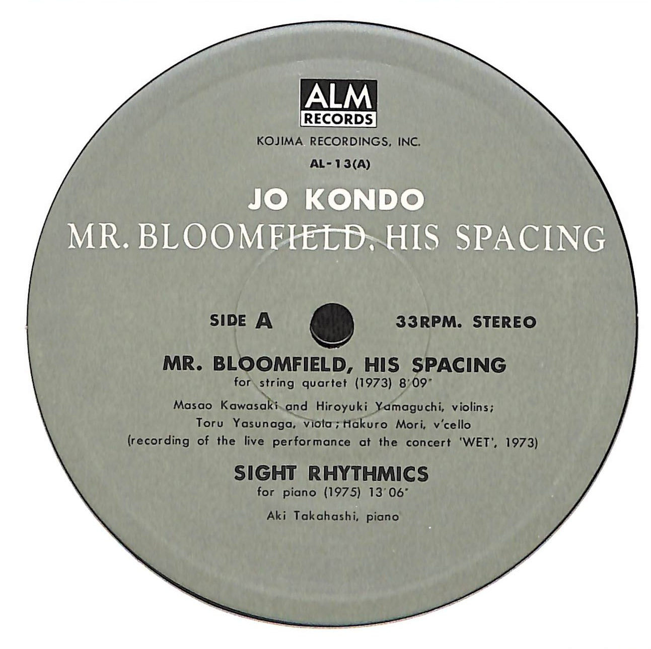 ブルームフィールド氏の間化 - Mr. Bloomfield, His Spacing