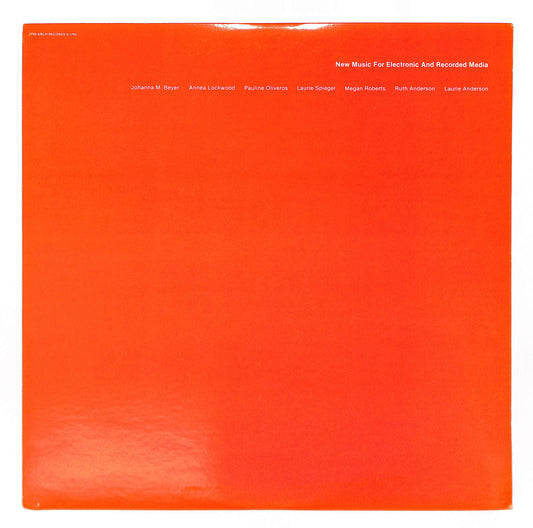 New Music For Electronic And Recorded Media