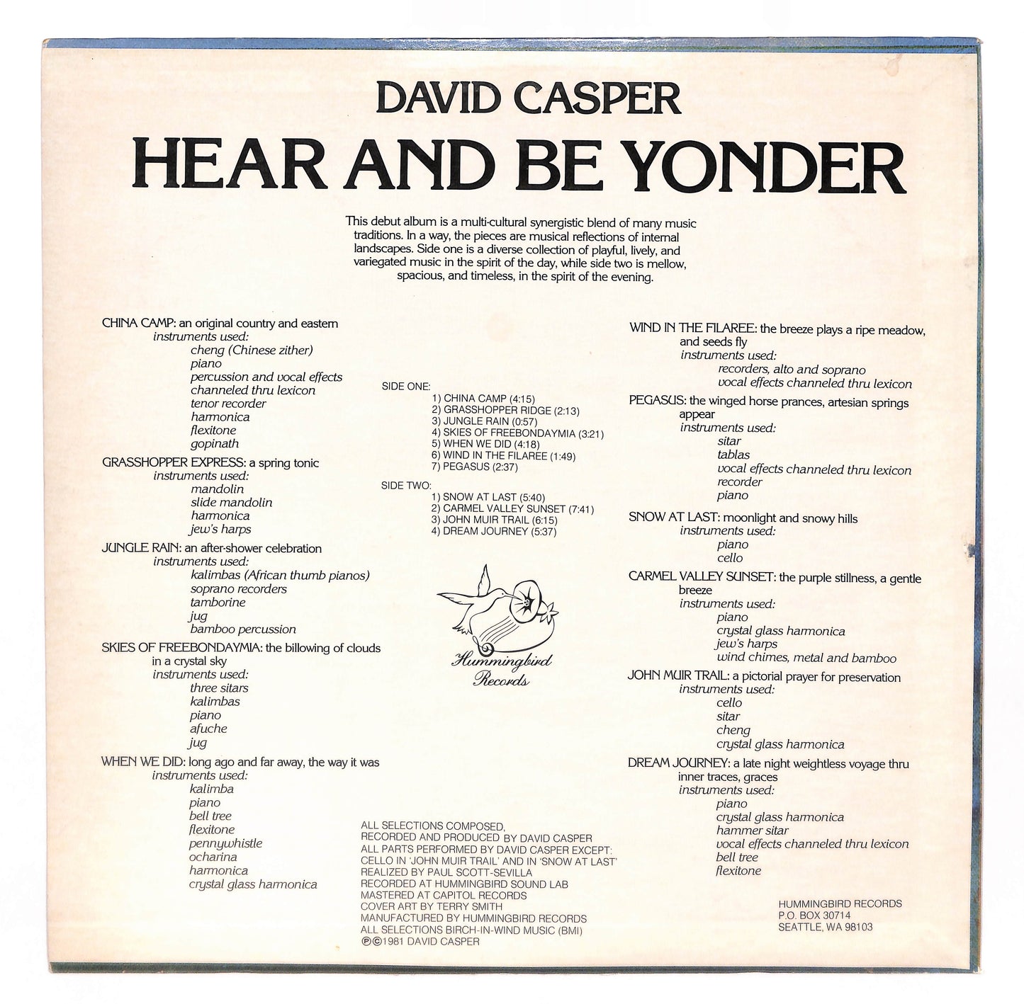 Hear And Be Yonder