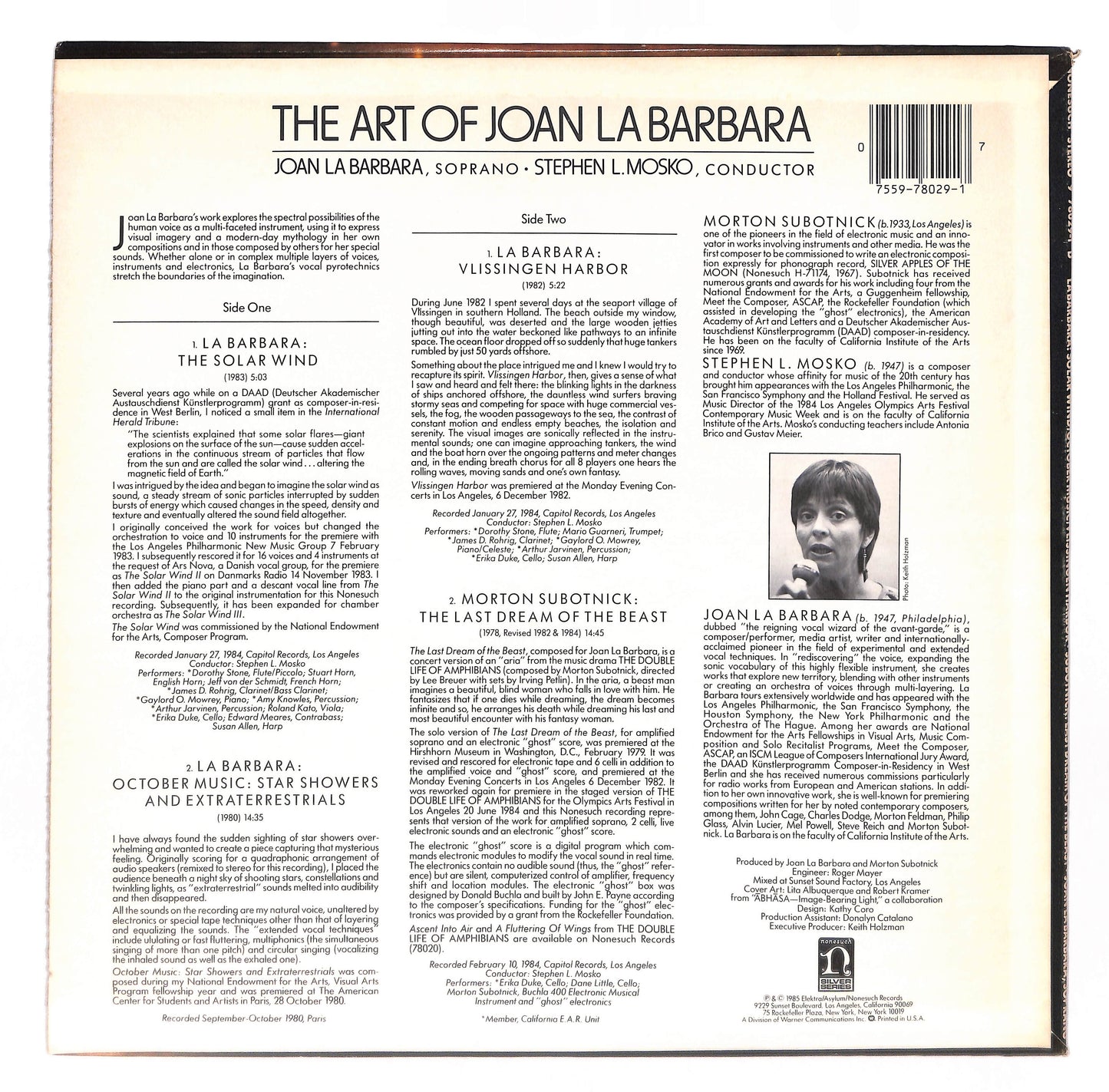 The Art Of Joan La Barbara