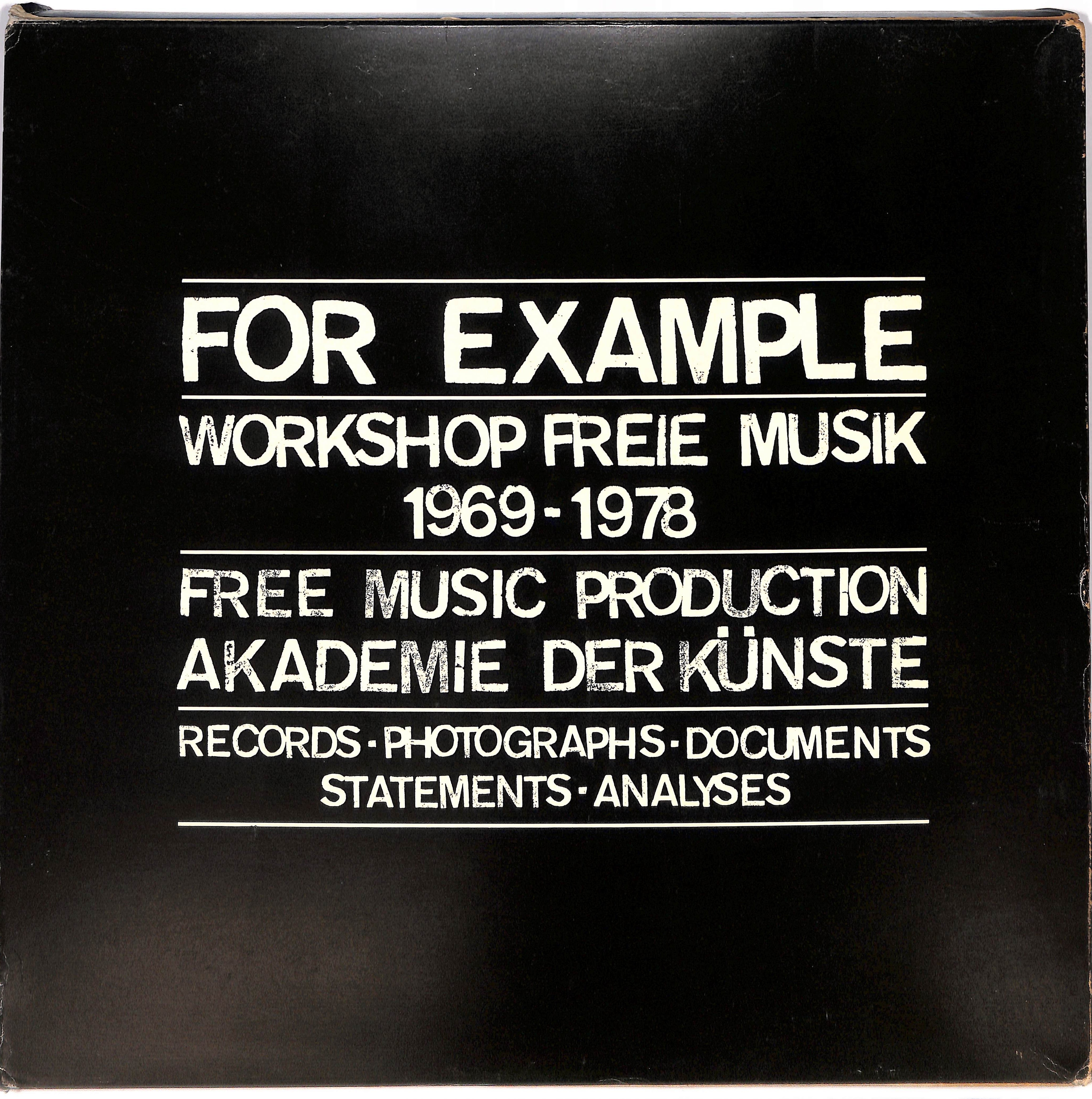 For Example - Workshop Freie Musik 1969 - 1978 – ELLA ONLINE