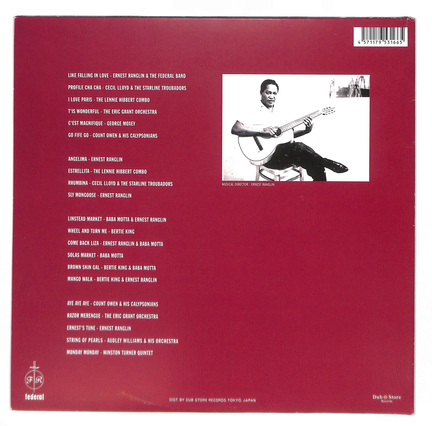 Jamaica Jazz From Federal Records (Carib Roots, Jazz, Mento, Latin, Merengue & Rhumba 1960-1968)