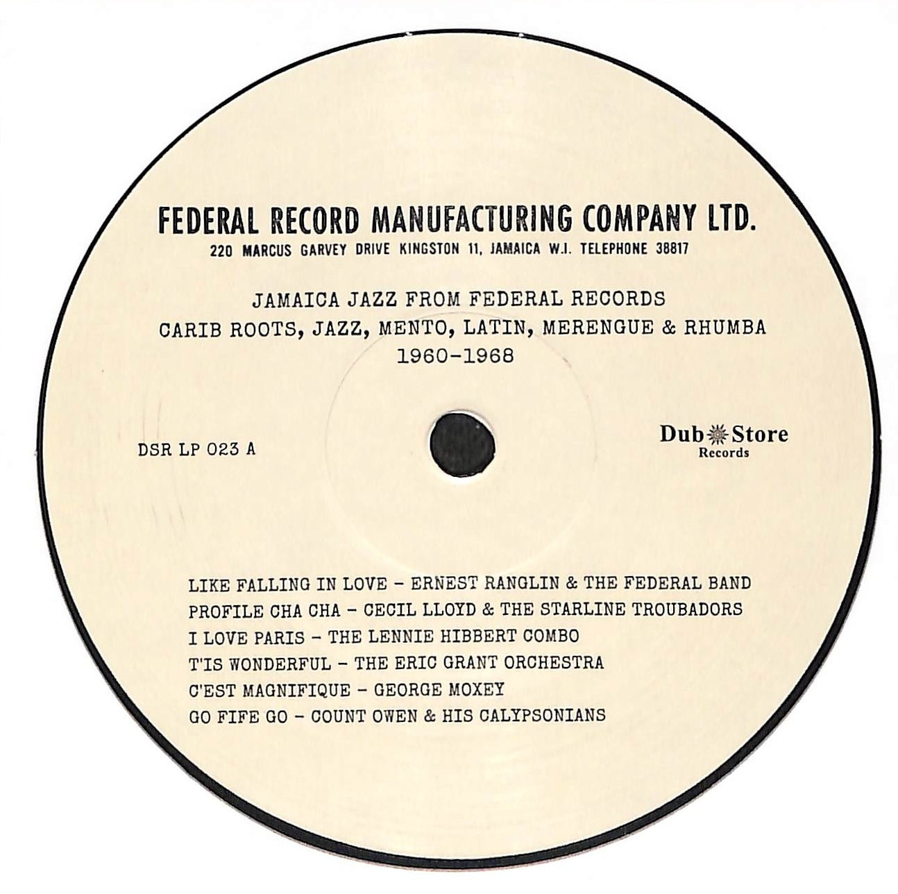 Jamaica Jazz From Federal Records (Carib Roots, Jazz, Mento, Latin, Merengue & Rhumba 1960-1968)