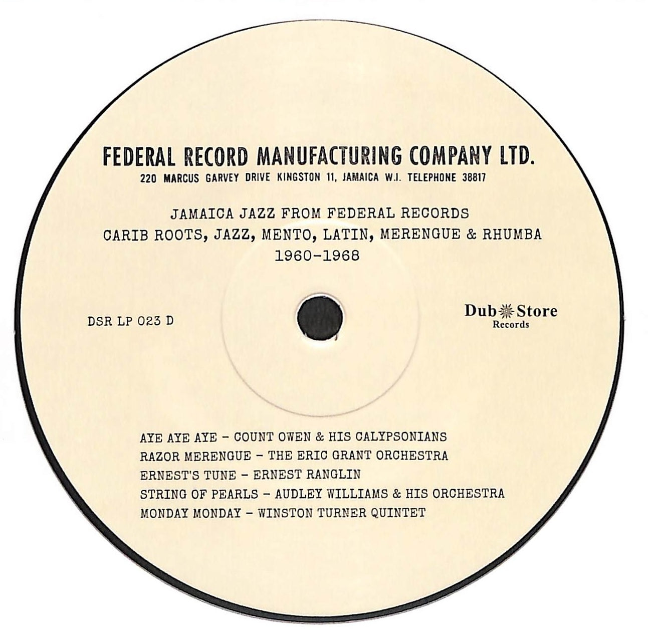 Jamaica Jazz From Federal Records (Carib Roots, Jazz, Mento, Latin, Merengue & Rhumba 1960-1968)