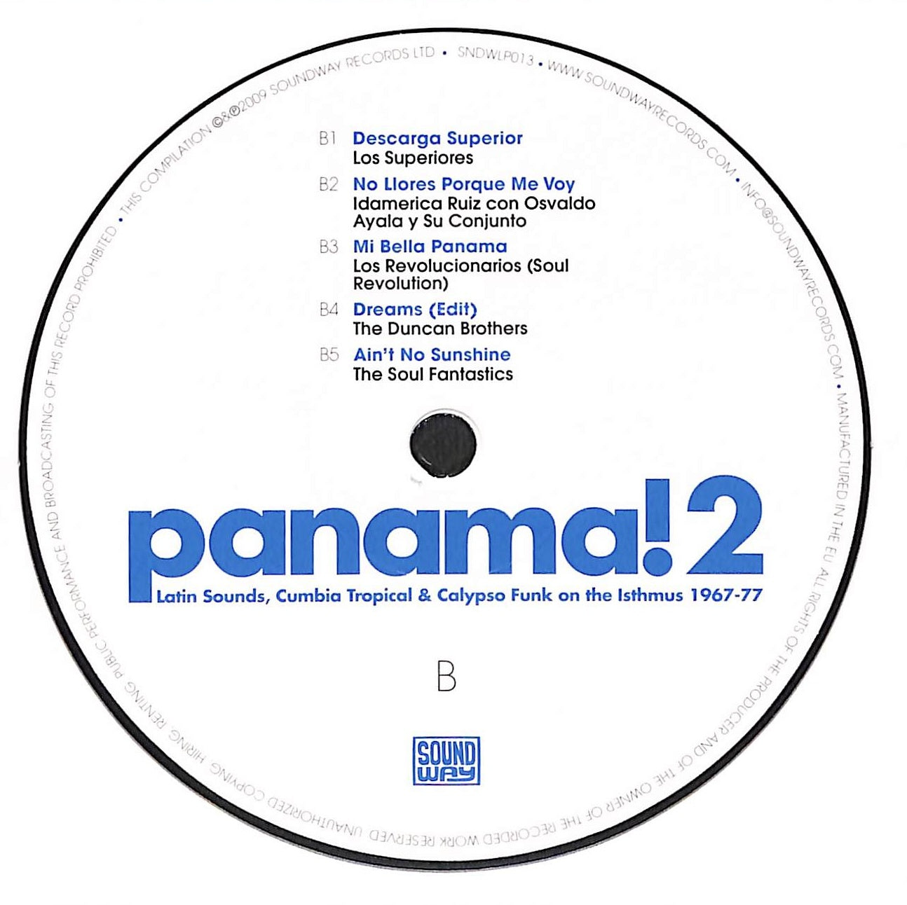 Panama! 2: Latin Sounds, Cumbia Tropical & Calypso Funk On The Isthmus 1967-77