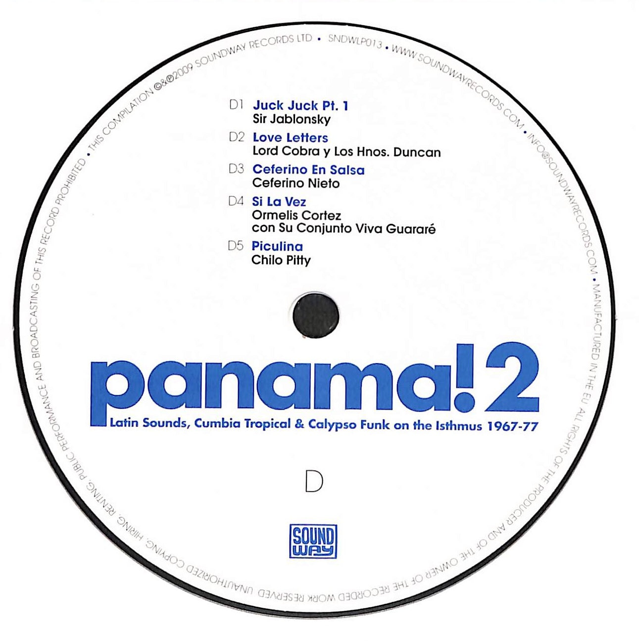 Panama! 2: Latin Sounds, Cumbia Tropical & Calypso Funk On The Isthmus 1967-77