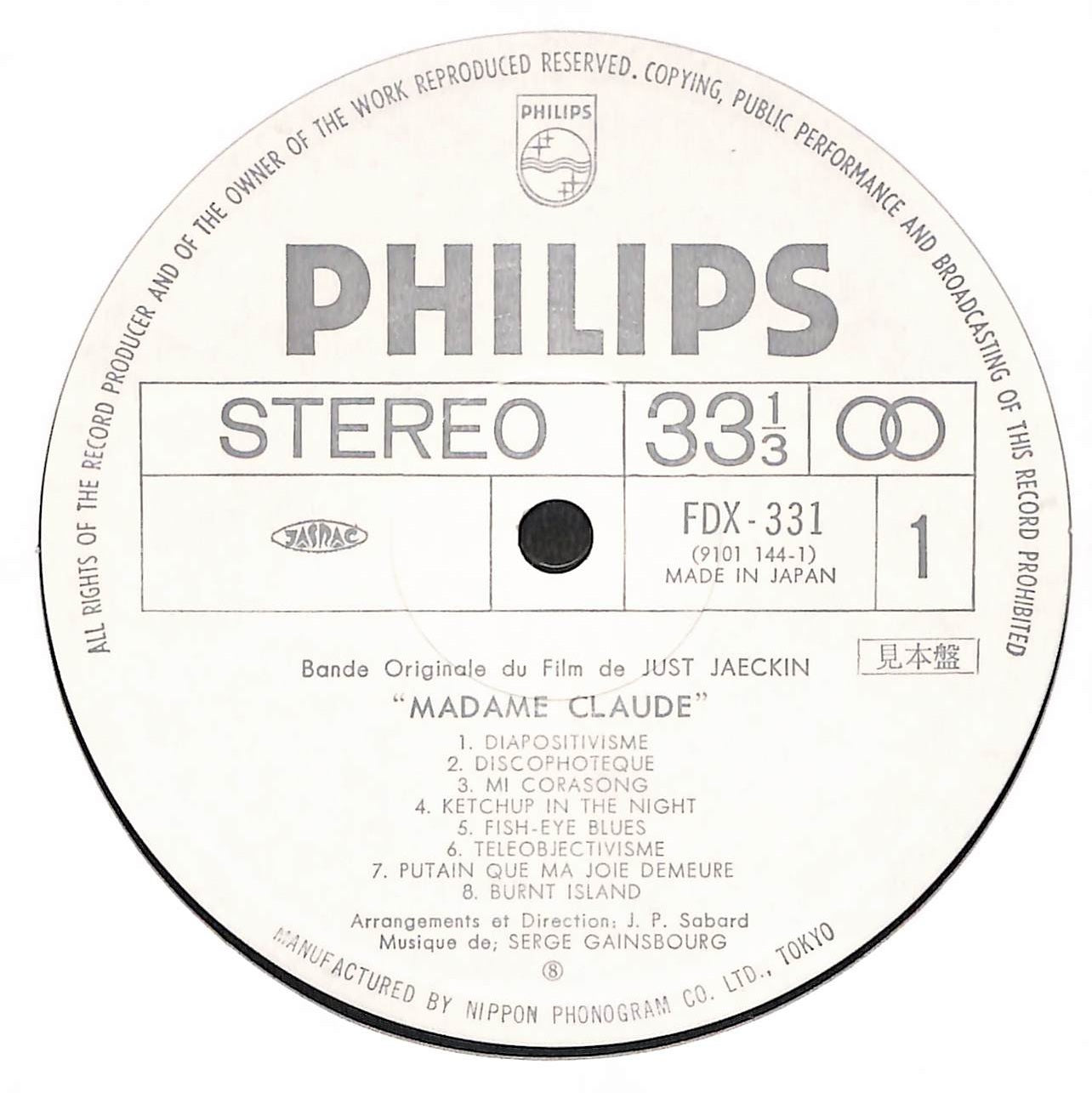 Madame Claude (Bande Originale Du Film)